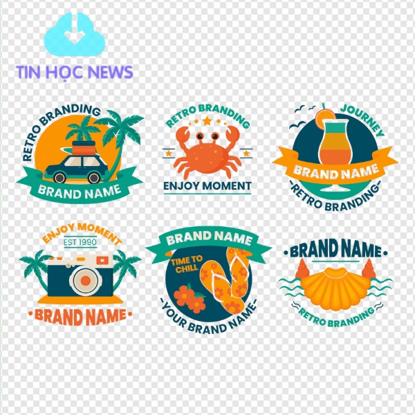 Download Logo Bãi Biển Vector Đẹp, Mới Nhất Miễn Phí File AI, PNG, EPS Vector logo bãi biển file PNG