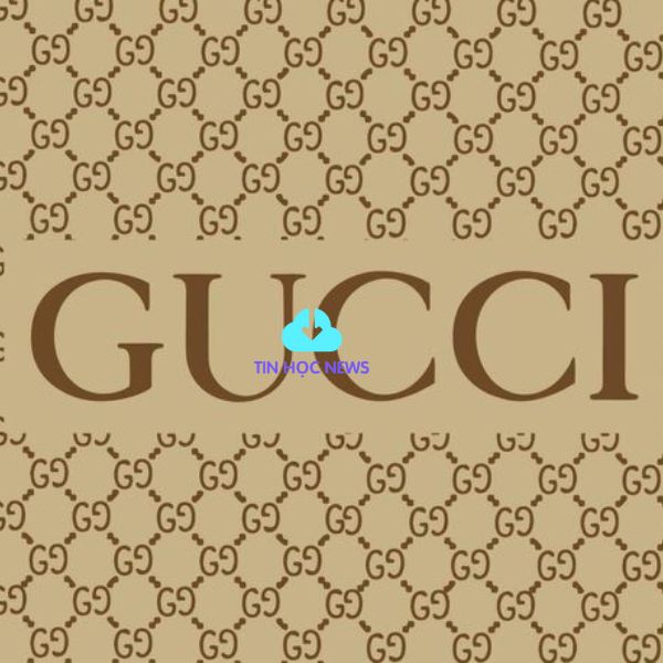 gucci logo pattern vector