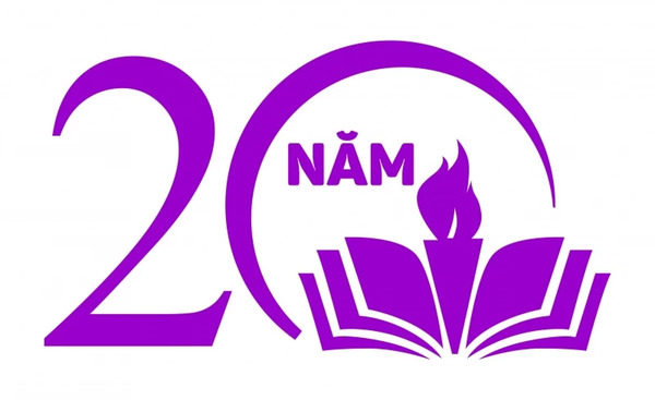 logo 20 năm vector