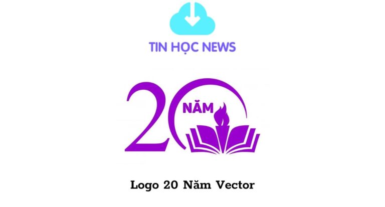 logo 20 năm vector