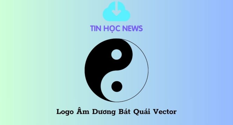 logo âm dương bát quái vector