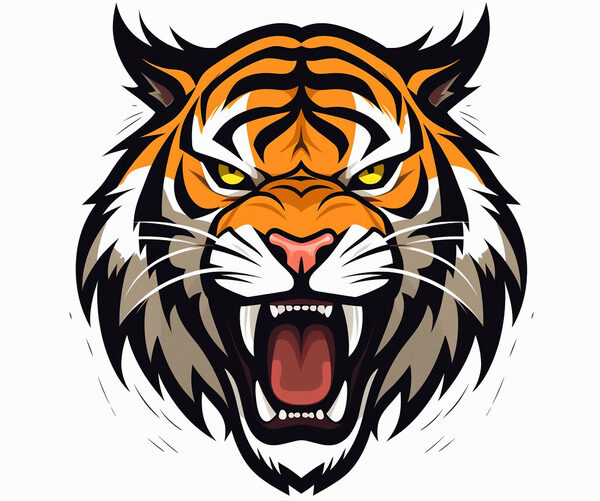 logo tiger vector