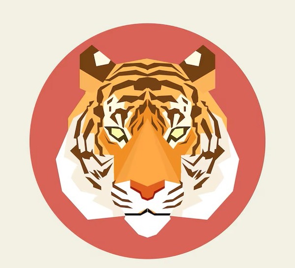 logo tiger vector