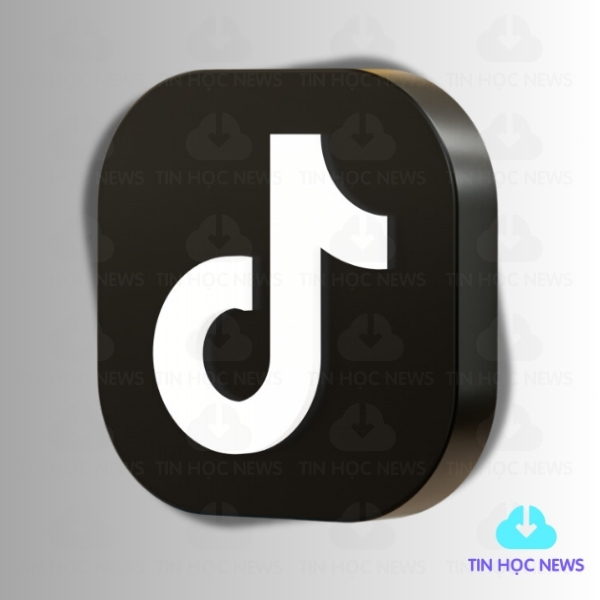 logo tiktok 3d png