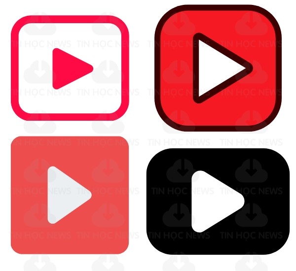 youtube logo vector png