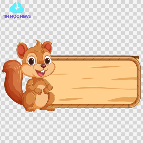 Con sóc có bảng ghi chú