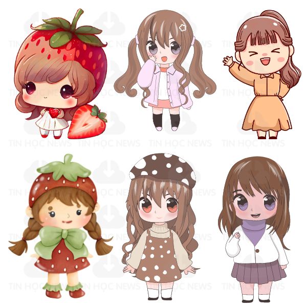 Hinh chibi nu cute