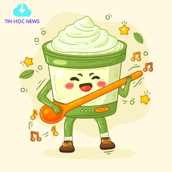 Tổng Hợp 35+ Mẫu Sữa Chua Vector Đẹp, Ấn Tượng Cho Thiết Kế Logo, Banner, Poster Hộp sữa chua ca hát vector