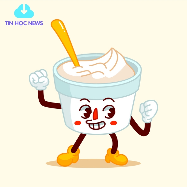 Tổng Hợp 35+ Mẫu Sữa Chua Vector Đẹp, Ấn Tượng Cho Thiết Kế Logo, Banner, Poster Hủ sữa chua hoạt hình vector