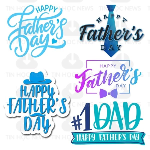 font chu happy fathers day cho photoshop