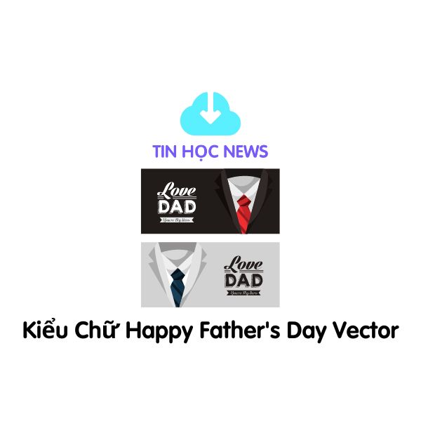 font happy fathers day vector