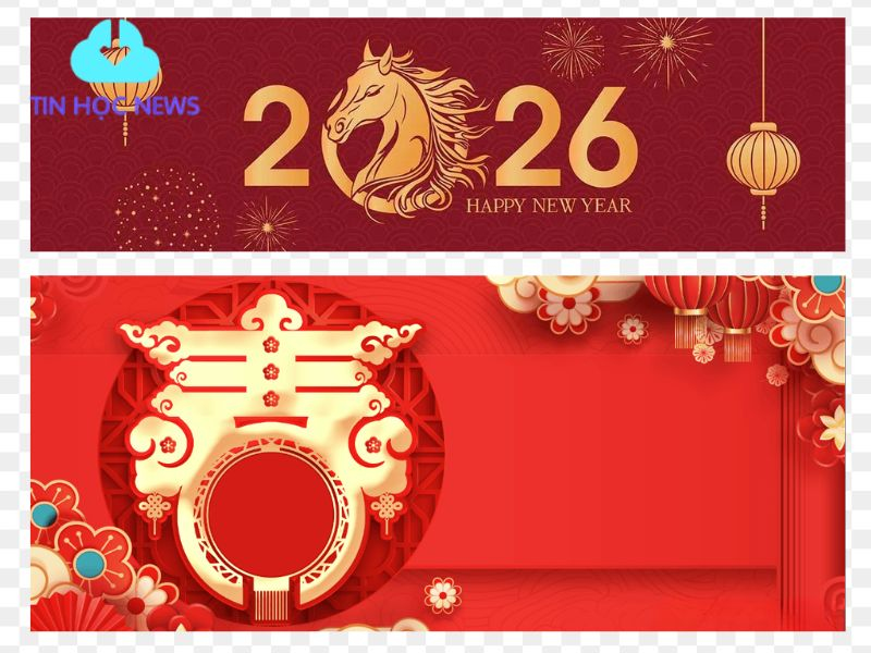 Bộ Sưu Tập Background Tết Vector - Phông Nền Tết Đẹp Chào Mừng Tết Nguyên Đán Mẫu nền tết đẹp PNG