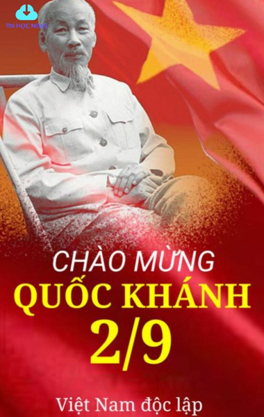 Mẫu Banner Lễ Quốc Khánh 2/9 Đẹp File Vector PSD, PNG Poster quốc khánh 2/9 có hình bác Hồ