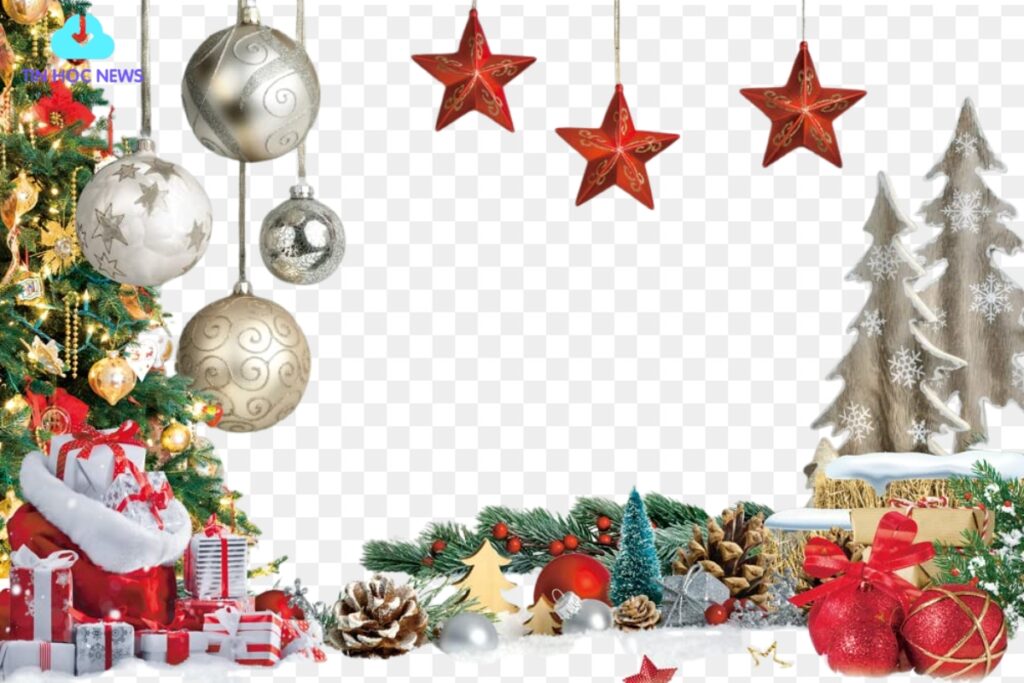 Tải mẫu backdrop trang trí noel miễn phí