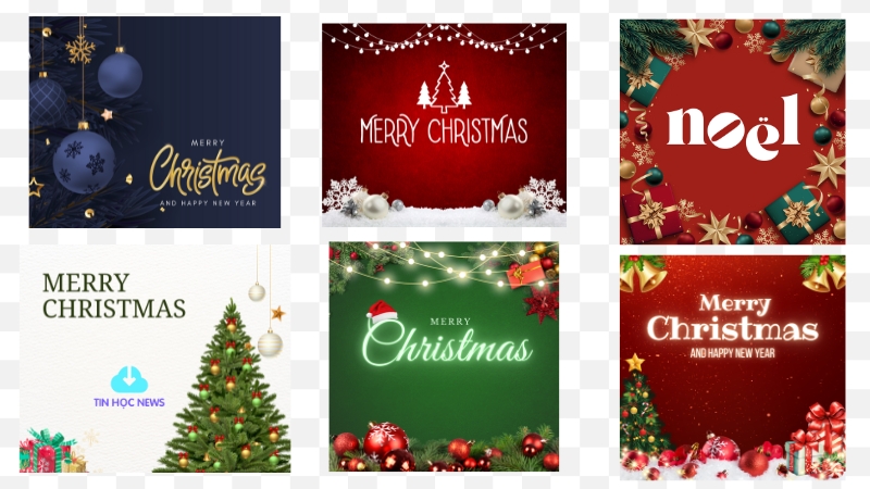 Tải mẫu backdrop trang trí noel miễn phí