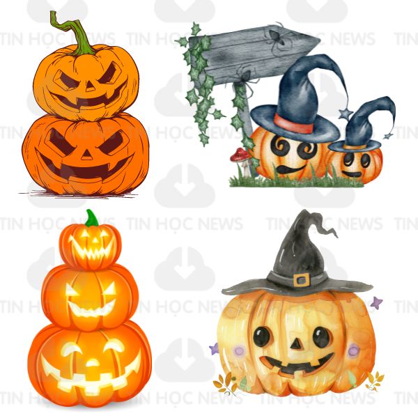 download bi ngo halloween vector mien phi