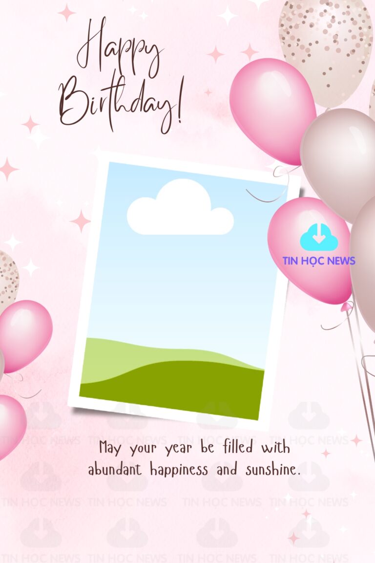 Mẫu Background Sinh Nhật Đẹp File Vector, PSD, PNG Mẫu phông nền ghép ảnh sinh nhật