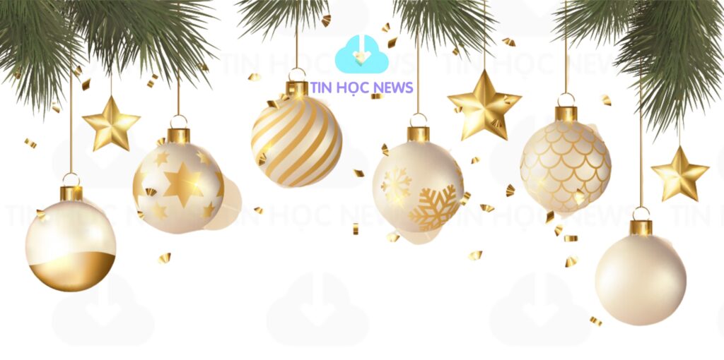 qua cau trang tri noel