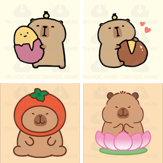 avatar capybara chibi cute