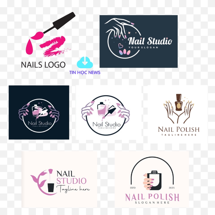 Nail logo design free pdf