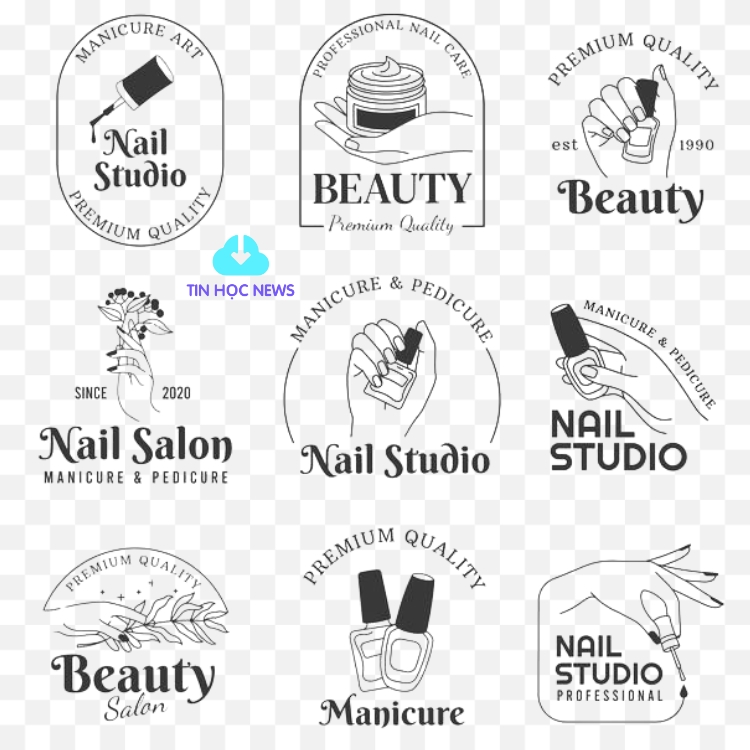 Nail design logo ideas