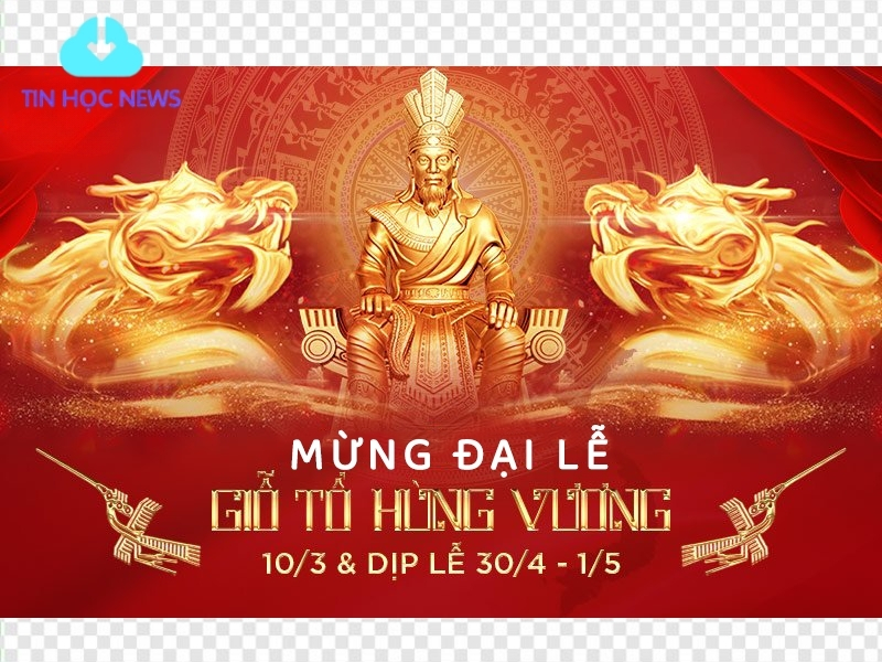Vector Giỗ Tổ Hùng Vương PNG