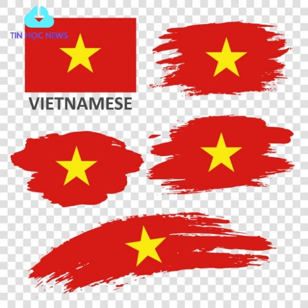 Tải Lá Cờ Việt Nam Vector Đẹp Miễn Phí AI, SVG, PSD, PNG Vector lá cờ Việt Nam