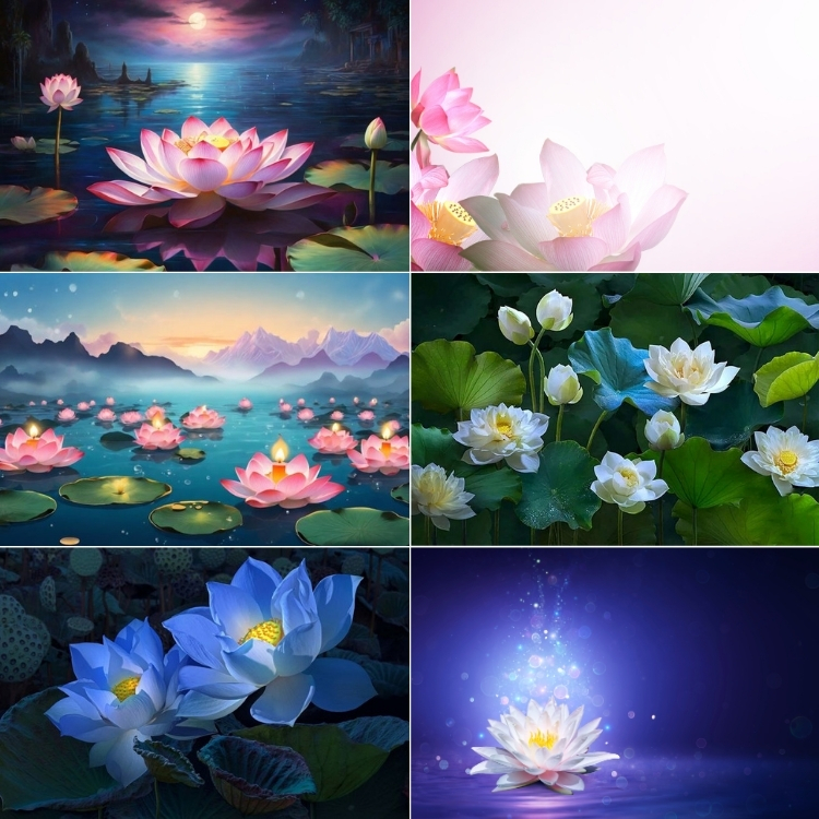 Tải Miễn Phí Hoa Sen Vector Đẹp File PNG, AI, SVG, EPS Mẫu background hoa sen hình nền máy tính đẹp 4K