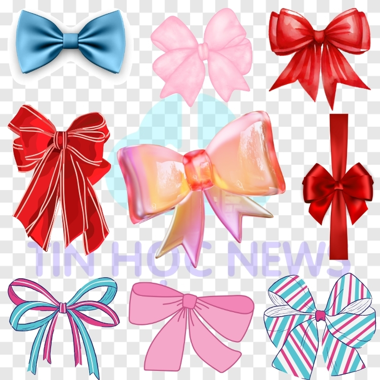 Tải Nơ Vector, Nơ Ruy Băng PNG, Icon Và Logo Nơ Miễn Phí Download cái nơ vector đẹp