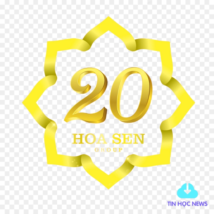 Tải Logo Tôn Hoa Sen Vector File PNG, JPG Miễn Phí Logo Tôn Hoa Sen kỉ niệm 20 năm thành lập