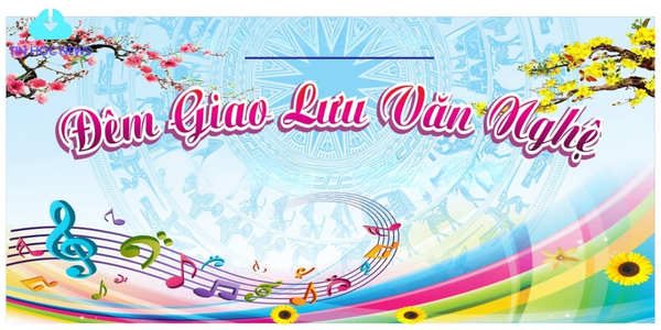 Tải Phông Nền, Background Văn Nghệ Vector Miễn Phí Background đêm giao lưu văn nghệ