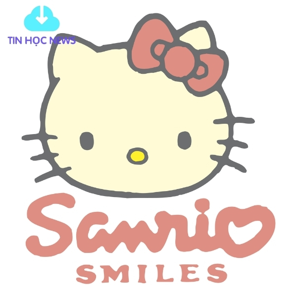 Hello Kitty Logo Vector File PNG