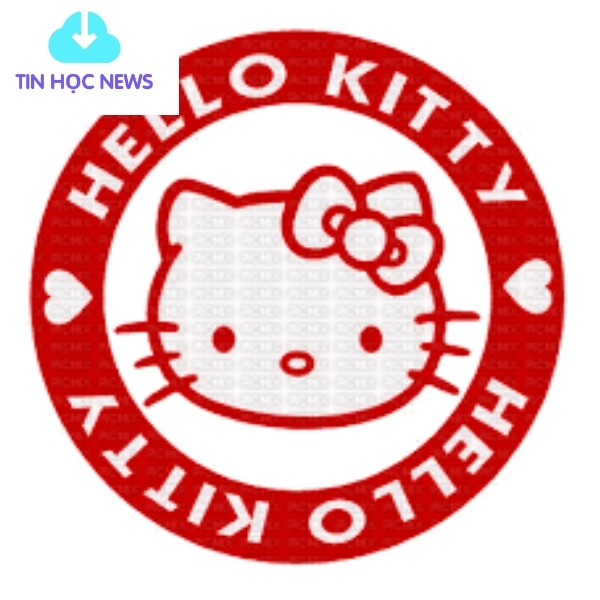 Vector Hello Kitty Logo Đẹp