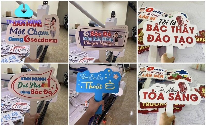 Hashtag Cầm Tay Cắt Ra Thành Phẩm