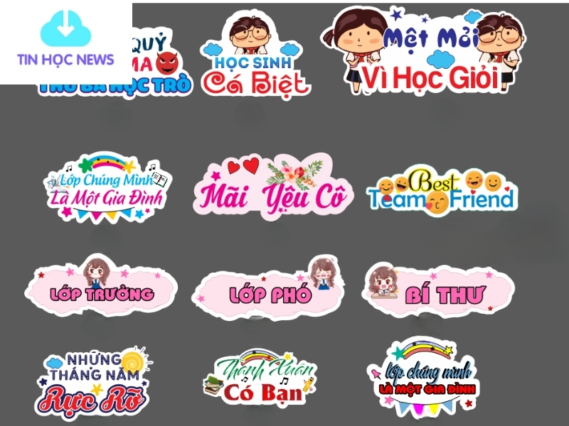 Hashtag Cầm Tay Kỷ Yếu Vector