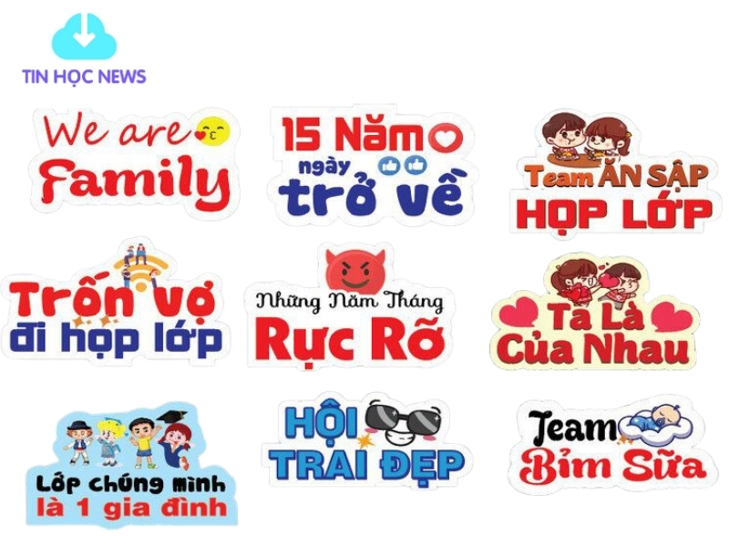 Hashtag Cầm Tay Tuổi Học Trò Vector