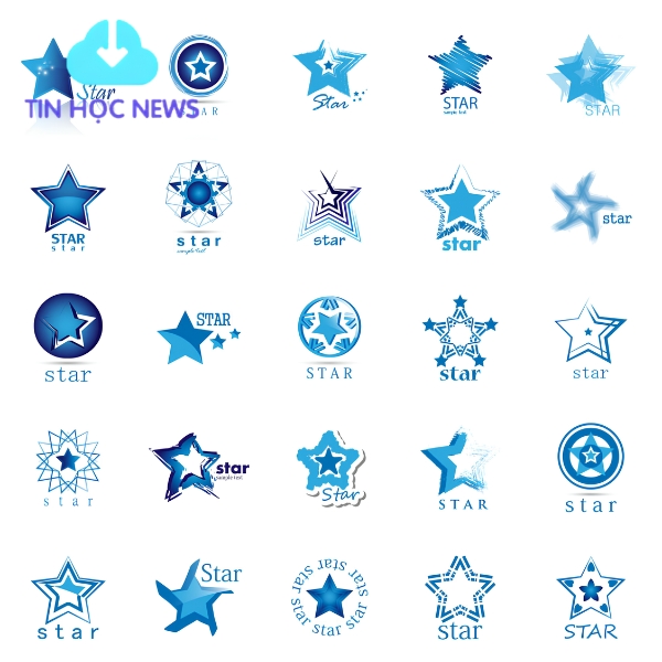 Tải Ngôi Sao Vector Miễn Phí Đẹp, AI, SVG, PNG Mới Nhất Logo ngôi sao vector