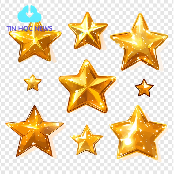 Tải Ngôi Sao Vector Miễn Phí Đẹp, AI, SVG, PNG Mới Nhất Ngôi sao file vector tách nền